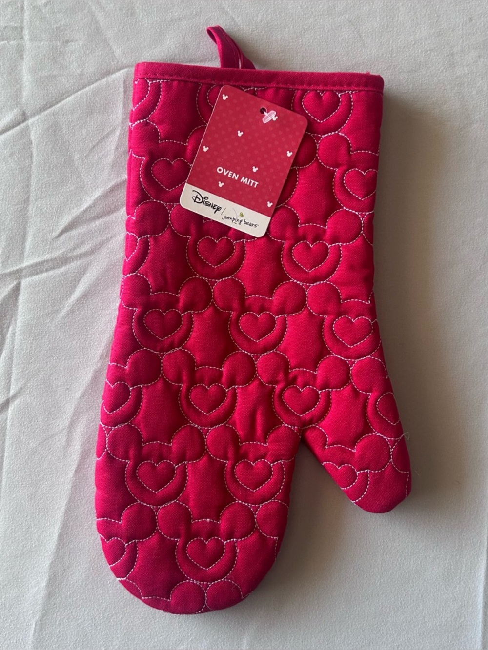 Mickey Valentines Kitchen Towel & Oven Mitt - Picture 3 of 4